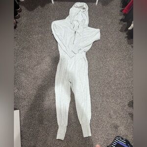 Free People Training Day Jumpsuit, Grey. like new condition!